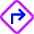 Map Direction Enable Icon from Core Neon Set