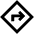 Map Direction Enable Icon from Sharp Line Set