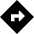 Map Direction Enable Icon from Sharp Solid Set