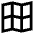 Map Grid Icon from Sharp Line Set