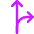 Navigation Arrow Fork Right Icon from Core Neon Set
