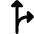 Navigation Arrow Fork Right Icon from Core Remix Set