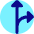 Navigation Arrow Fork Right Icon from Core Pop Set