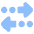 Navigation Arrow Multiple Stop Icon from Plump Flat Set