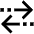 Navigation Arrow Multiple Stop Icon from Sharp Line Set