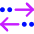 Navigation Arrow Multiple Stop Icon from Core Neon Set