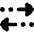 Navigation Arrow Multiple Stop Icon from Flex Solid Set