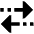 Navigation Arrow Multiple Stop Icon from Sharp Solid Set