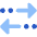 Navigation Arrow Multiple Stop Icon from Core Flat Set