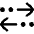 Navigation Arrow Multiple Stop Icon from Flex Line Set