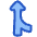 Navigation Arrow Ramp Left Icon from Plump Duo Set