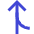 Navigation Arrow Ramp Left Icon from Sharp Duo Set