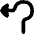 Navigation Arrow Roundabout Left Icon from Flex Solid Set