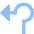 Navigation Arrow Roundabout Left Icon from Sharp Flat Set