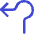 Navigation Arrow Roundabout Left Icon from Core Duo Set