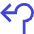 Navigation Arrow Roundabout Left Icon from Sharp Duo Set