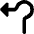 Navigation Arrow Roundabout Left Icon from Core Solid Set