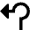 Navigation Arrow Roundabout Left Icon from Sharp Solid Set