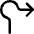 Navigation Arrow Roundabout Right Icon from Core Line Set
