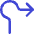 Navigation Arrow Roundabout Right Icon from Core Duo Set