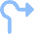 Navigation Arrow Roundabout Right Icon from Core Flat Set