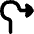 Navigation Arrow Roundabout Right Icon from Flex Solid Set