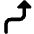Navigation Arrow Turn Sharp Right Icon from Core Solid Set