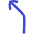Navigation Arrow Turn Slight Left Icon from Flex Duo Set