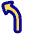 Navigation Arrow Turn Slight Left Icon from Plump Pop Set