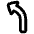 Navigation Arrow Turn Slight Left Icon from Plump Remix Set