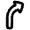 Navigation Arrow Turn Slight Right Icon from Plump Remix Set