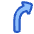 Navigation Arrow Turn Slight Right Icon from Plump Duo Set