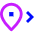 Next Location Icon from Sharp Neon Set