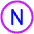 North Icon from Plump Neon Set