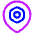 Pin Setting Bolt Nut Icon from Plump Neon Set