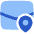 Postcode Pin Icon from Plump Flat Set