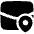Postcode Pin Icon from Plump Solid Set