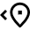 Previous Location Icon from Sharp Line Set
