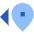 Previous Location Icon from Sharp Flat Set