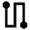 Route Icon from Sharp Solid Set
