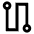Route Icon from Sharp Line Set