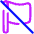 Unflag Icon from Plump Neon Set