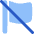 Unflag Icon from Plump Flat Set