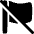 Unflag Icon from Plump Solid Set