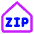 Zip Code Address Icon from Core Neon Set