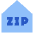 Zip Code Address Icon from Sharp Flat Set