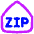 Zip Code Address Icon from Flex Neon Set
