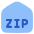 Zip Code Address Icon from Plump Flat Set