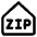 Zip Code Address Icon from Core Line Set