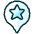 Style One Pin Star Icon from Ultimate Duotone - Free Set